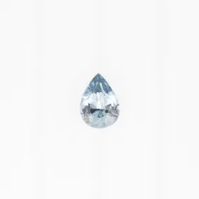 0.63ct Pear Cut Light Blue Montana Sapphire