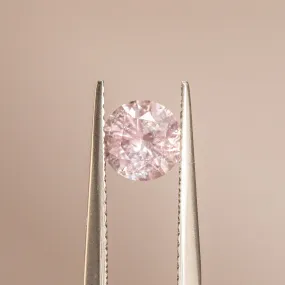 1.09CT ROUND MONTANA SAPPHIRE, CHERRY BLOSSOM PINK, 6.12X4.04MM, UNTREATED