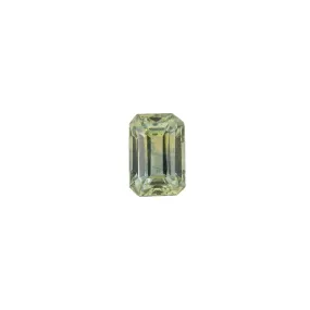 Stunning 1.12ct Emerald Cut Parti Green Yellow Montana Sapphire - Elegant Natural Gemstone SF356