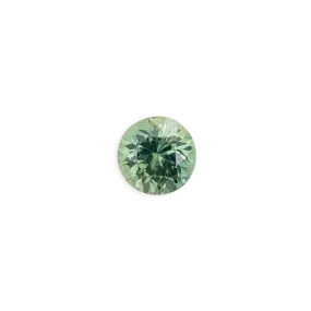 1.16ct Round Cut Light Green Montana Sapphire SR187