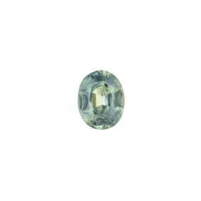 1.2ct Oval Cut Light Blue Green Montana Sapphire SO449