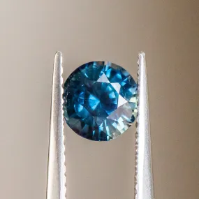 1.37CT ROUND SRI LANKAN SAPPHIRE, OCEAN BLUE, 6.48X4.36MM