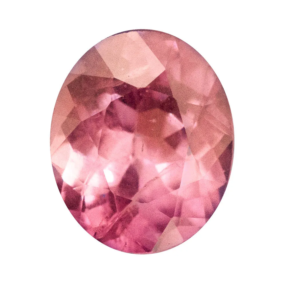 1.75CT OVAL SAPPHIRE, ROSE PINK, 7.98X6.59MM