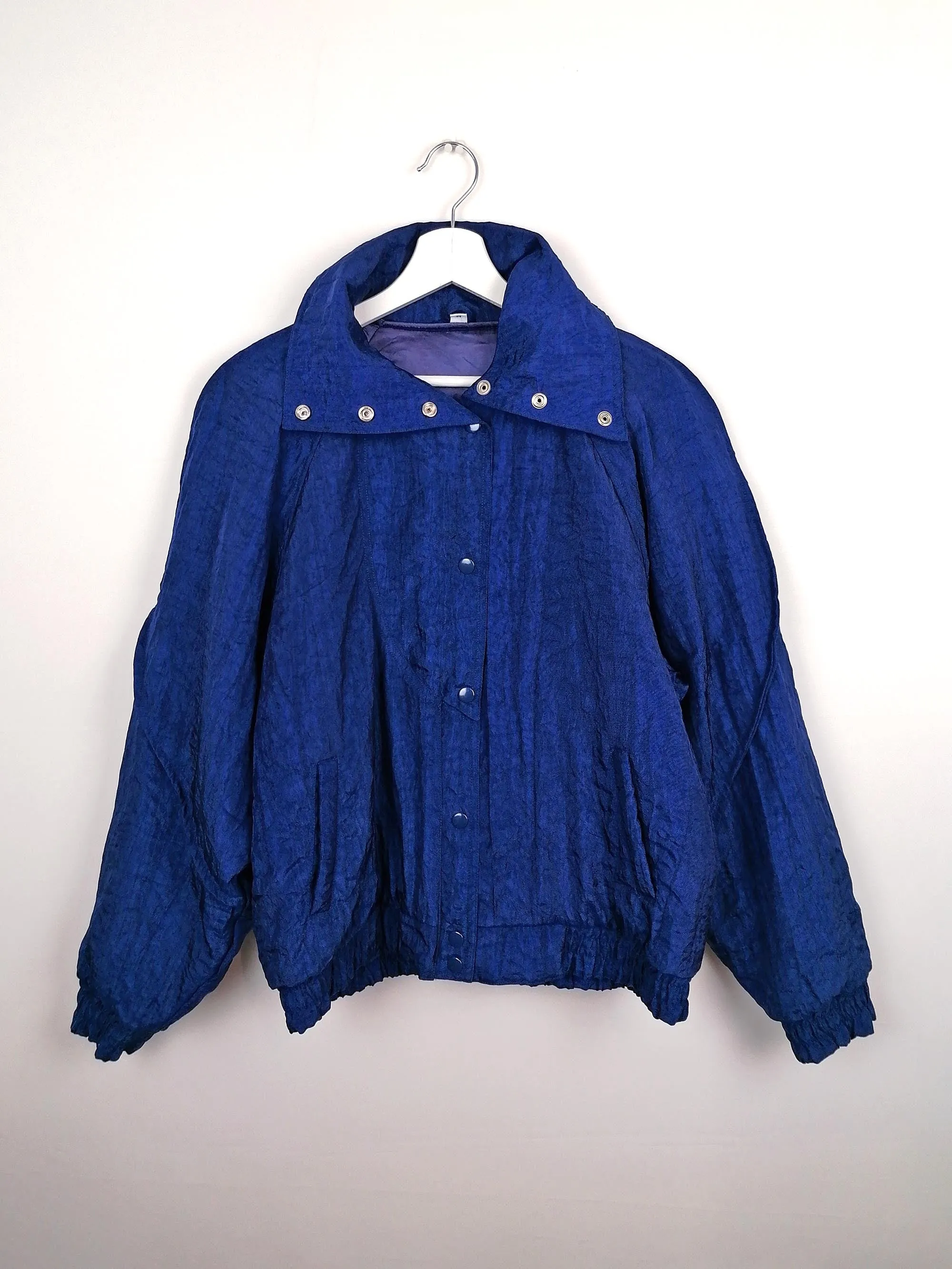 80's Oversized Puffy Jacket Electric Blue - size M