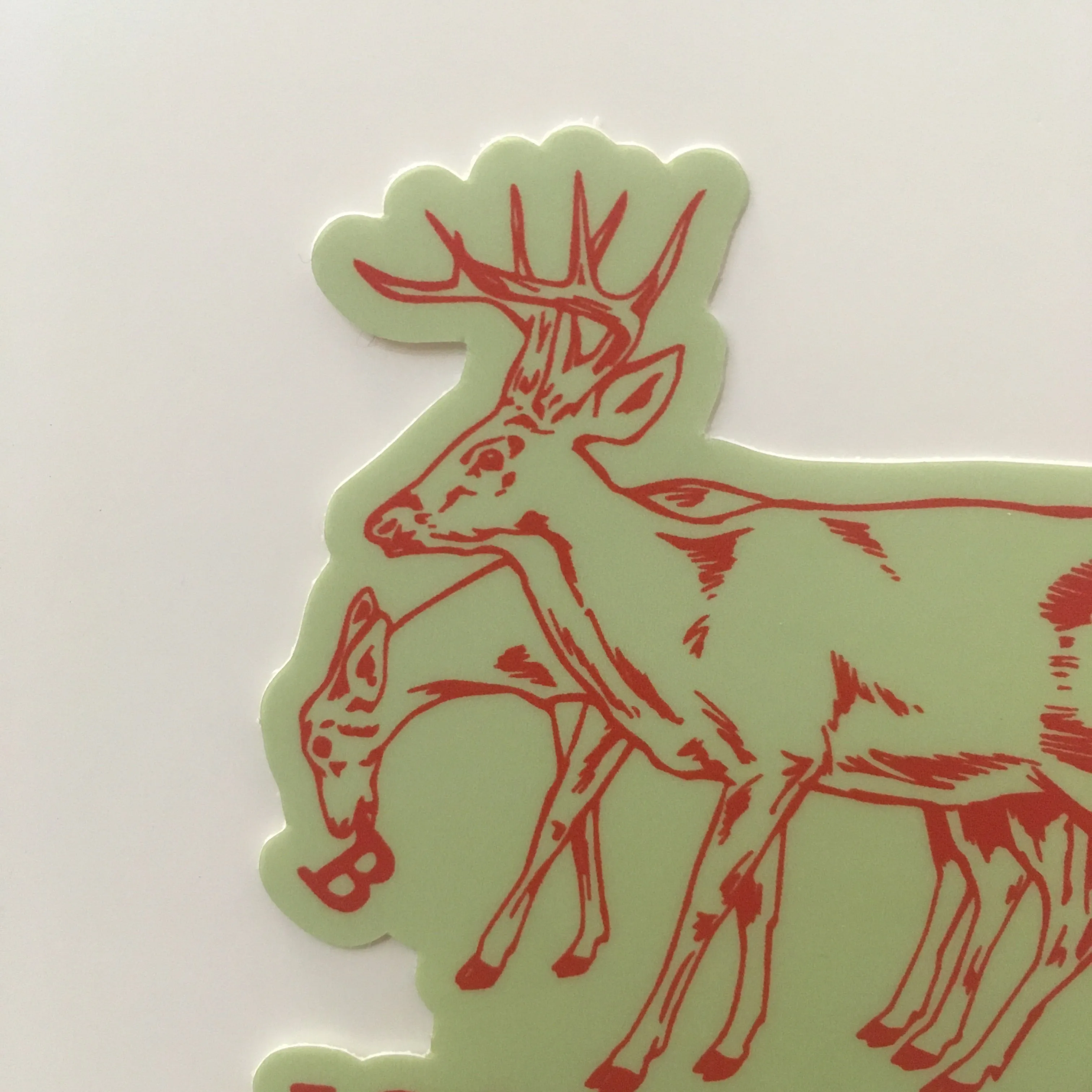 Bloomington Indiana Deer Sticker