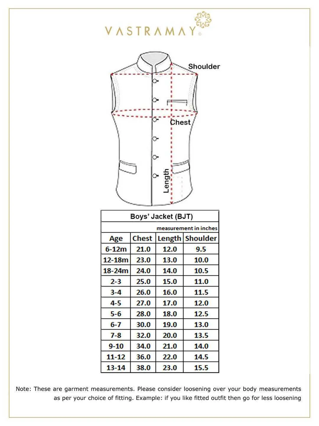 Boys' Quirky Chasma Print Nehru Jacket