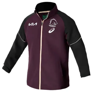 Brisbane Broncos 2024 Men's Team Jacket NRL Rugby League by Asics