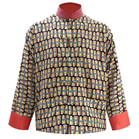 【BUBBLE MAGIC】100% Silk Tang Jacket  (香港士多) (吹波膠)