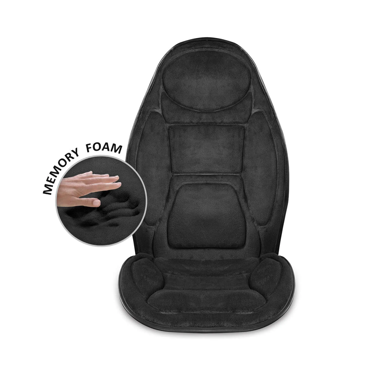 Certified Refurbished - Vibration Back Massage Car Seat Cushion with Memory Foam - 262M