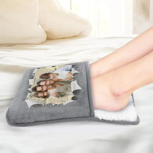 Custom Photo Family Electric Heating Pad Foot Warmer