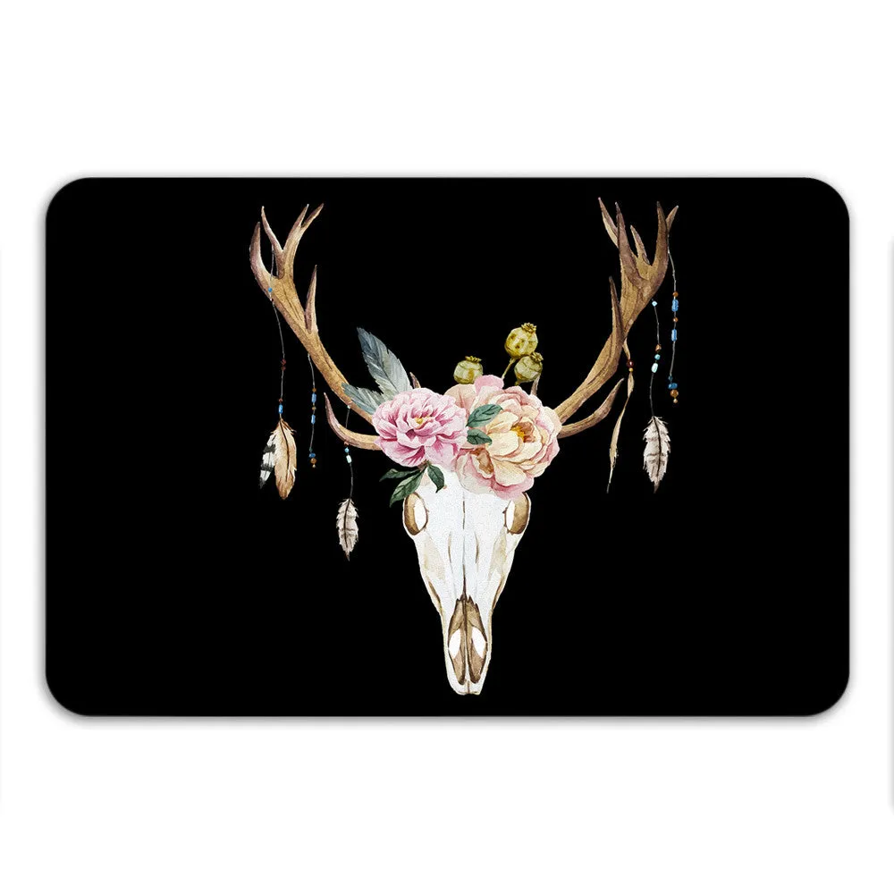 Deer Skull Bath Mat