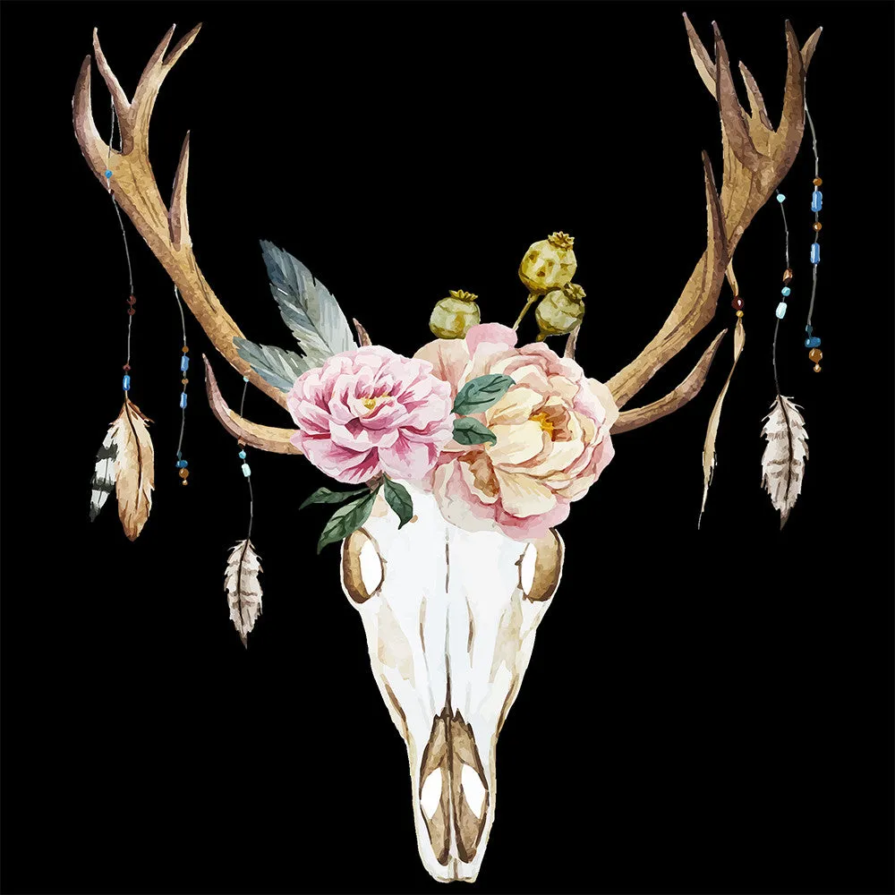 Deer Skull Bath Mat