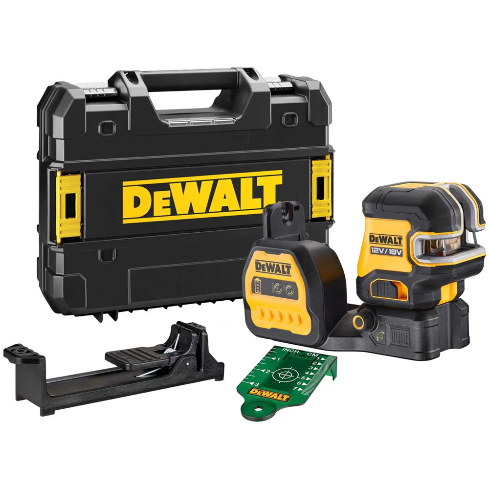 Dewalt DCE825NG18 12/18V 5 Spot & Cross Green Beam Laser Body Only Item Condition Damaged Box