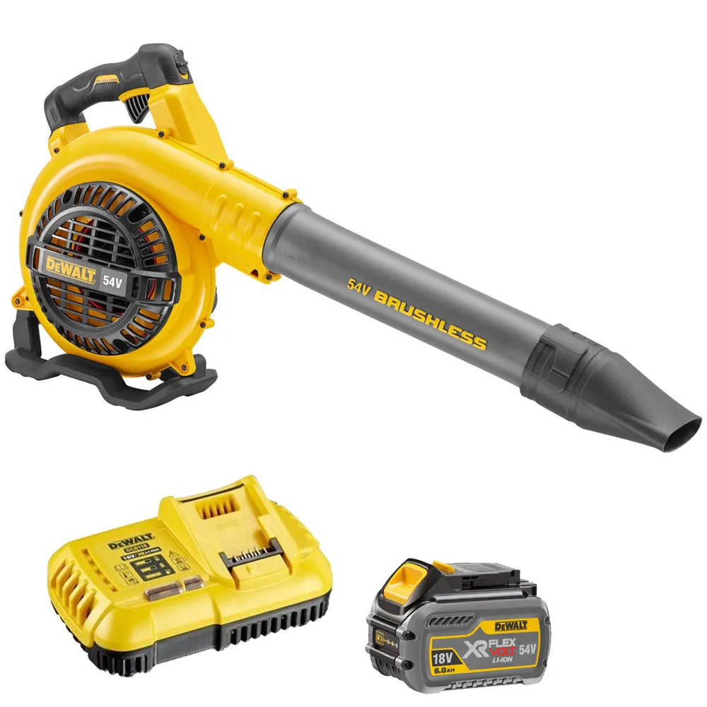 Dewalt DCM572N 54V FlexVolt Brushless Blower with 1 x 6.0Ah Battery & Charger