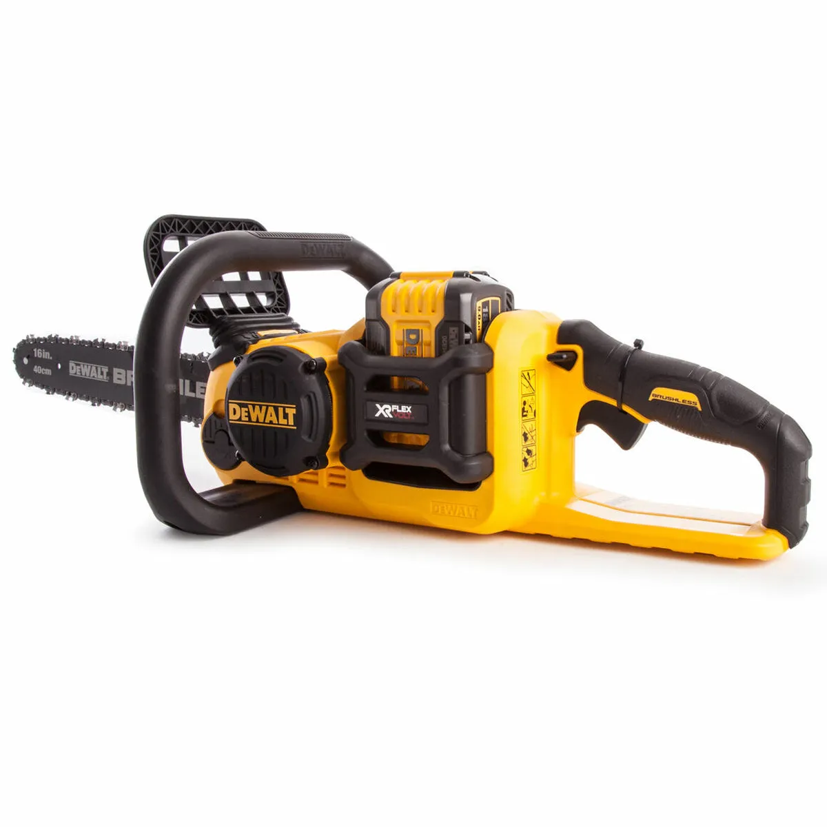 DeWalt DCM575X1 54V Flexvolt Brushless Chainsaw with 1 x 9.0Ah Battery & Charger