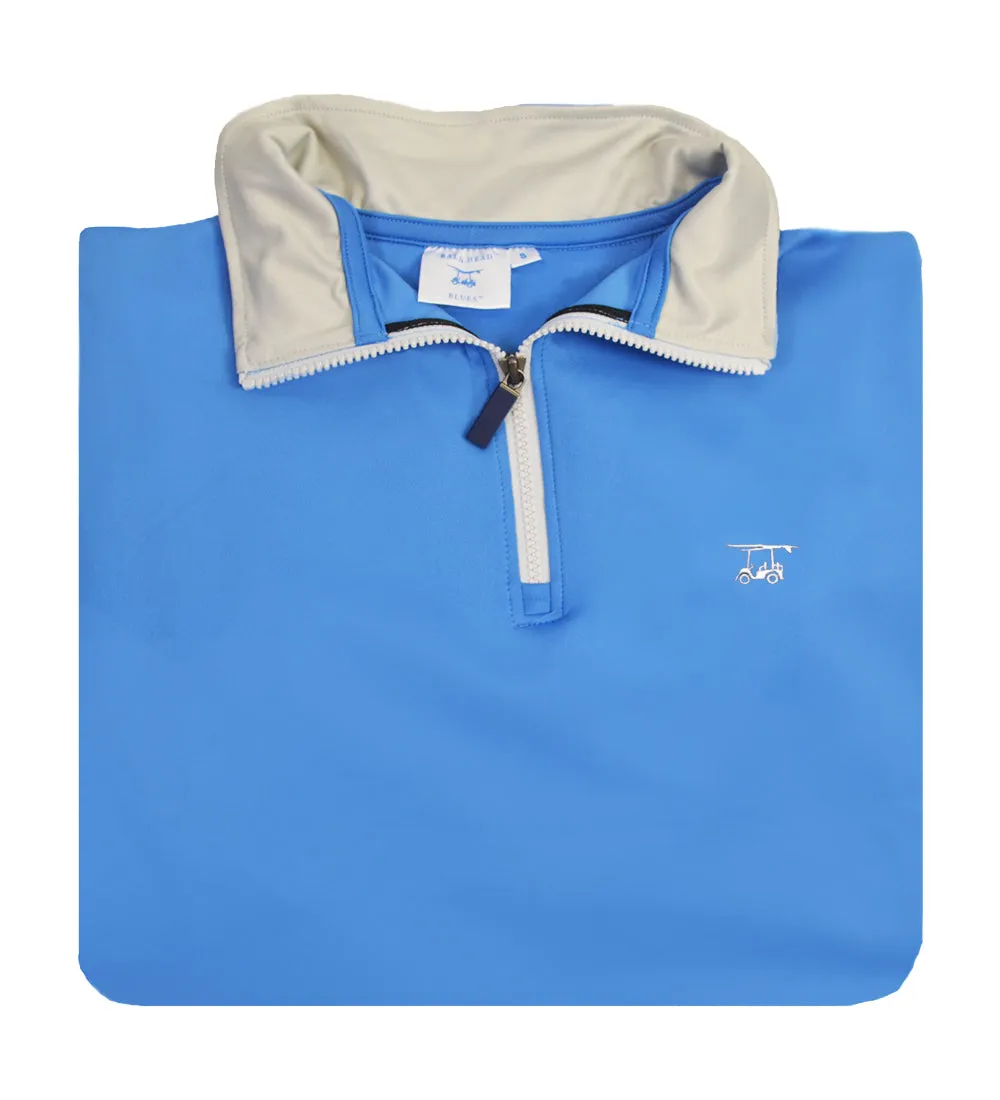 Dogwood Quarter Zip- Solid Regatta