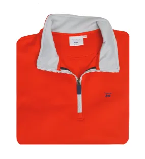 Dogwood Quarter Zip- Solid State Red