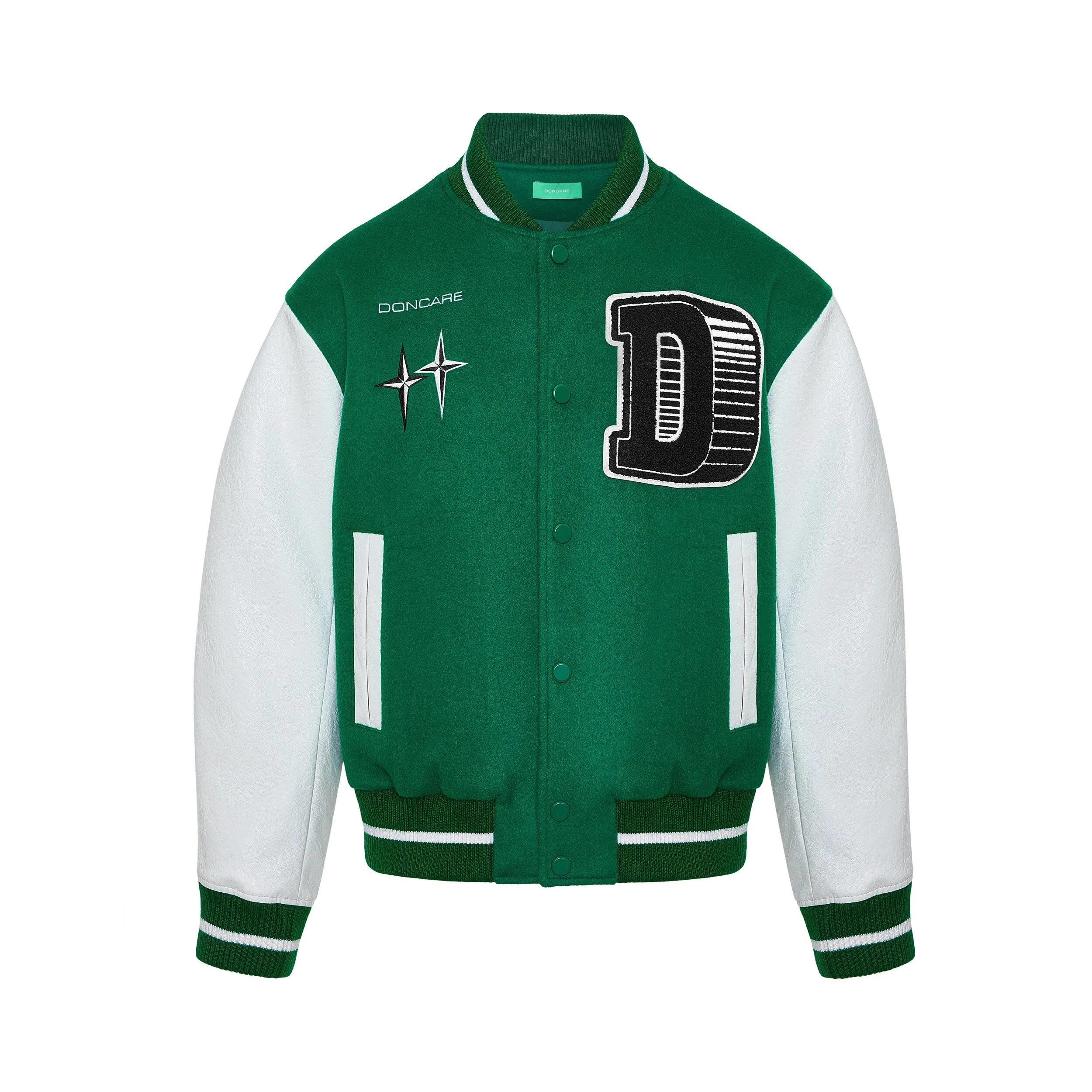 DONCARE (AFGK) "Casino Varsity Jacket" - GREEN