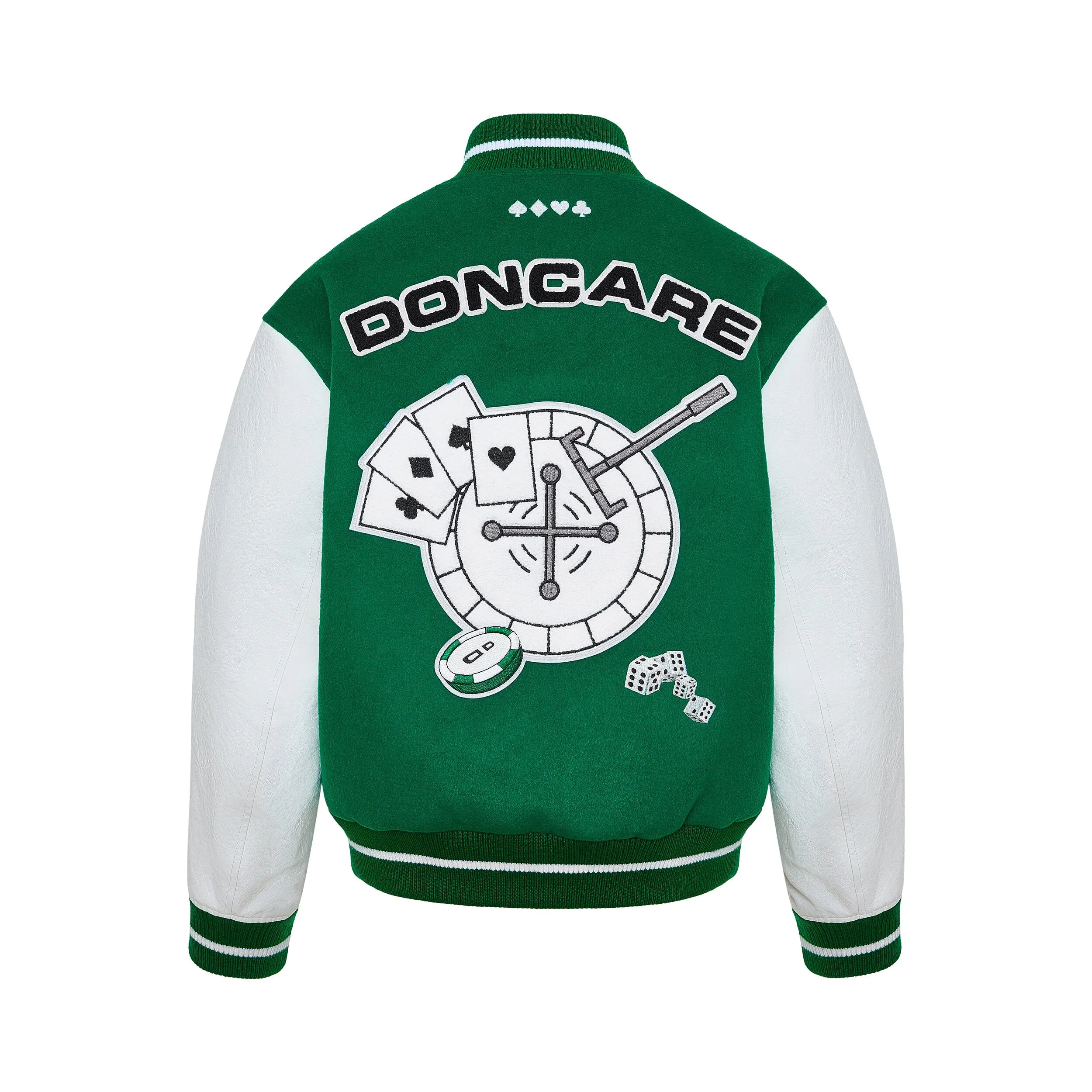 DONCARE (AFGK) "Casino Varsity Jacket" - GREEN