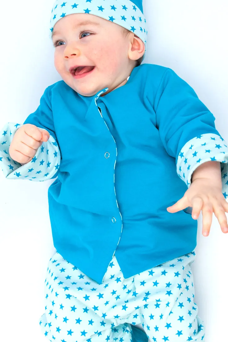 Easy Baby and Kids Jacket Sewing Pattern for Boy   Girl lined and reversible FLAVIO. Unisex, for Babies and Children newborn up to 3 years