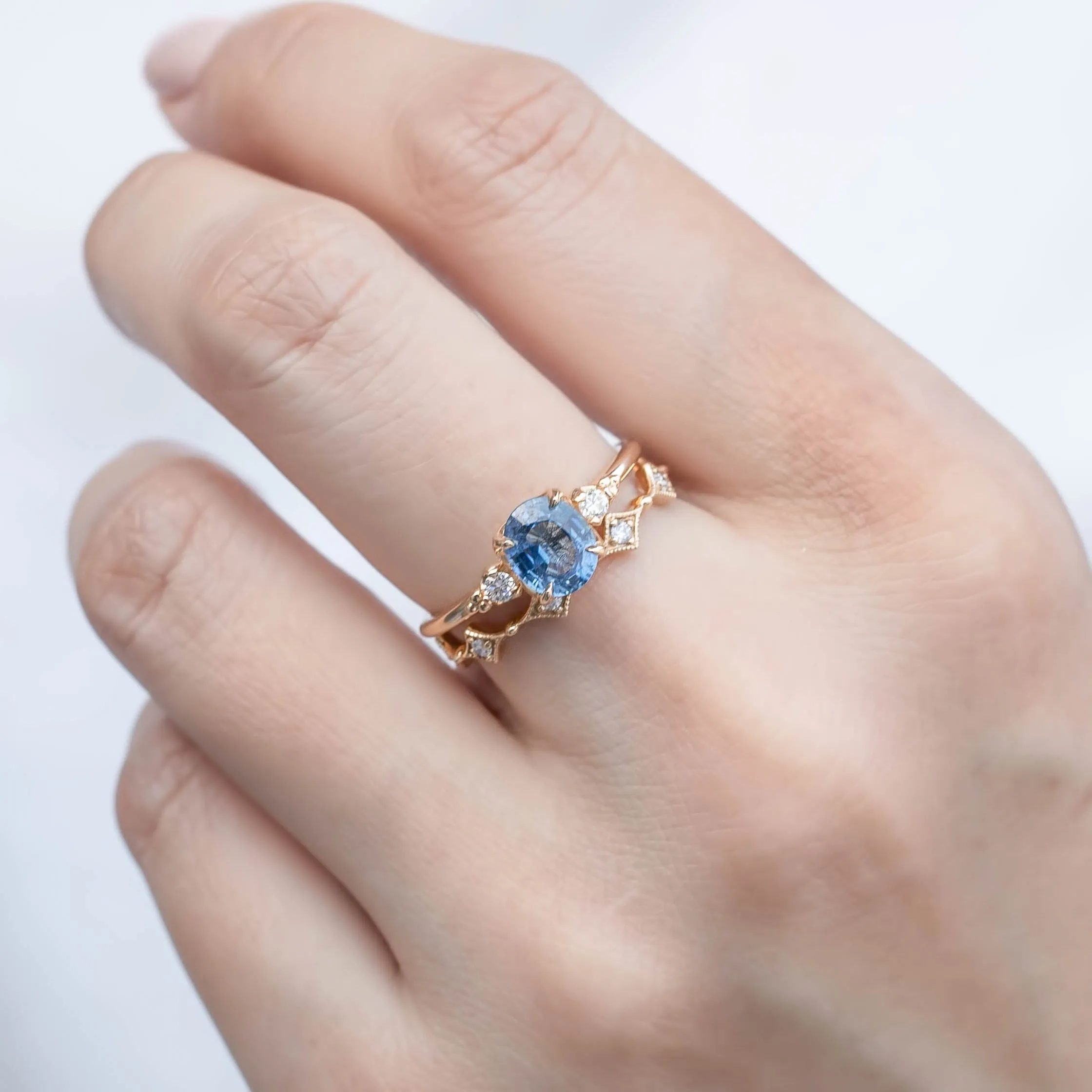 Estel Ring - 1.19ct Blue Sapphire (One of a kind)