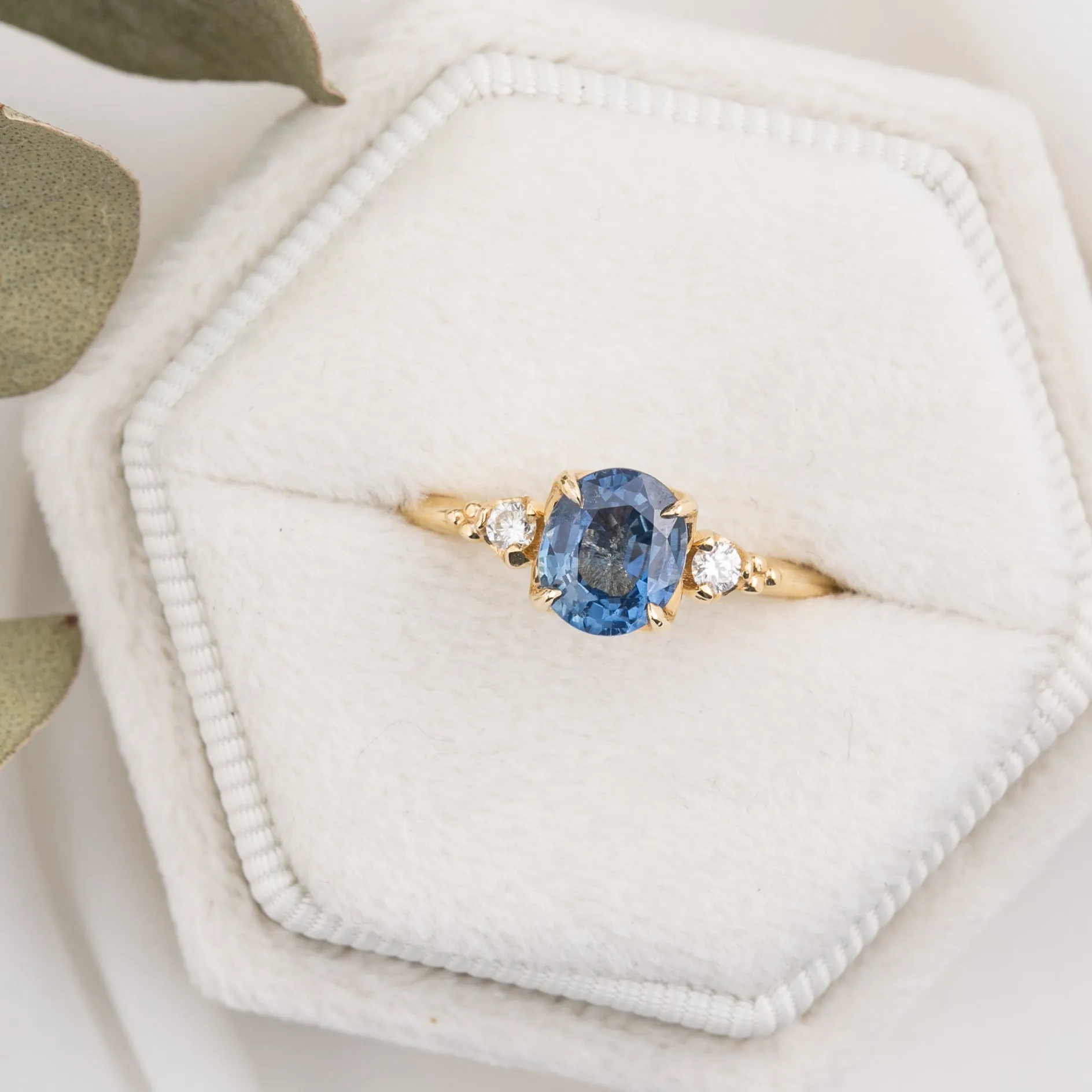 Estel Ring - 1.19ct Blue Sapphire (One of a kind)