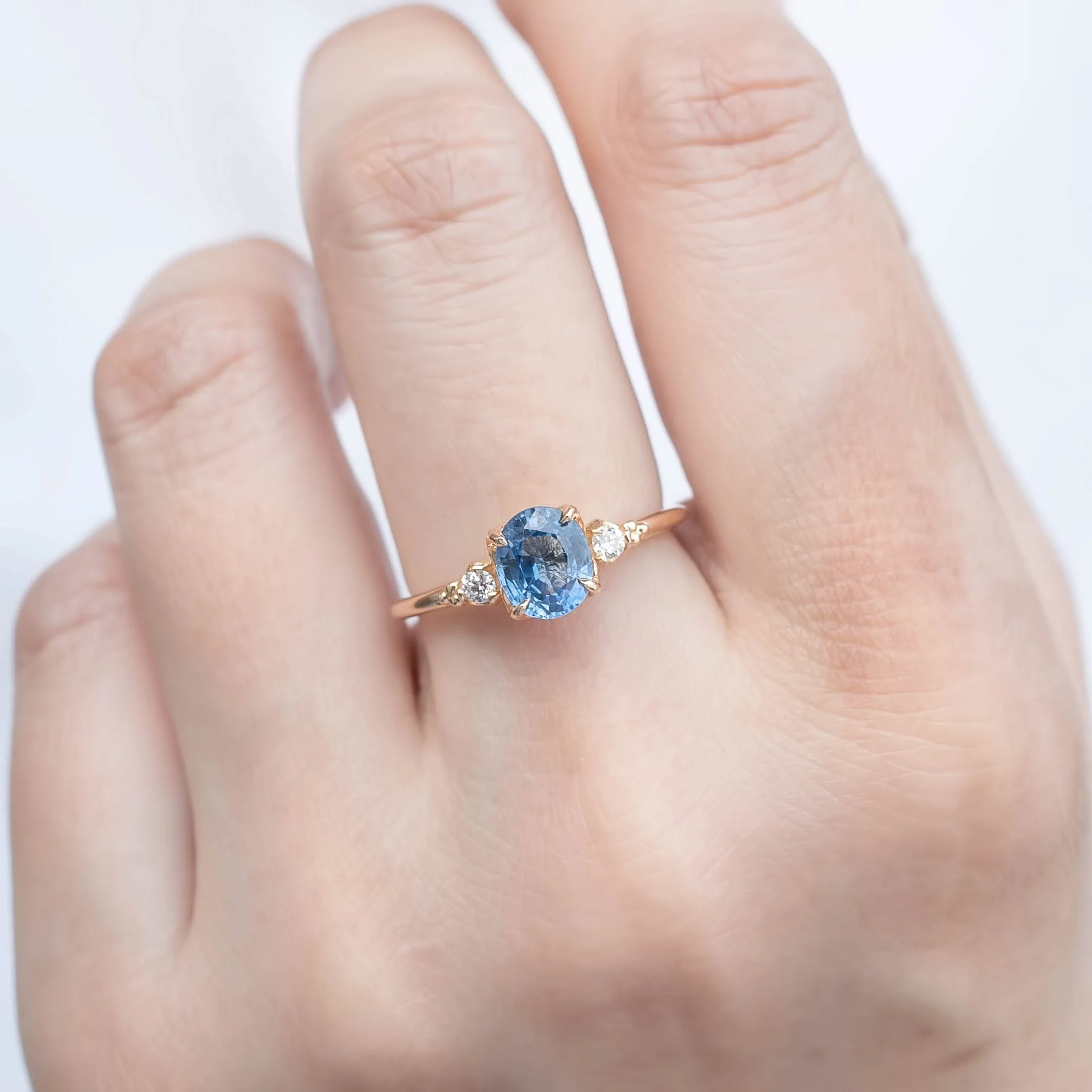 Estel Ring - 1.19ct Blue Sapphire (One of a kind)