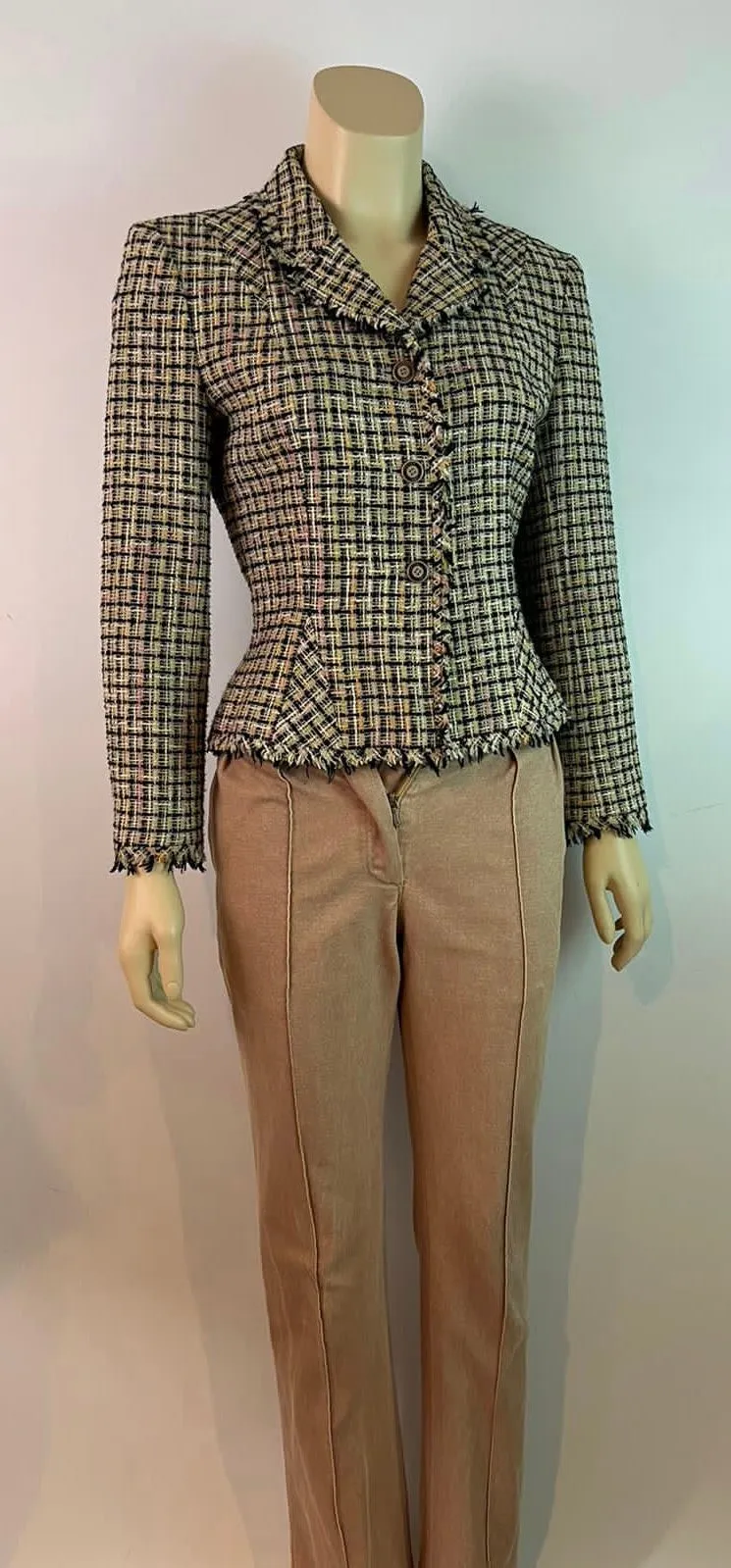 Fabulous Chanel 03P, 2003 Spring Fitted Jacket FR 38 US 4