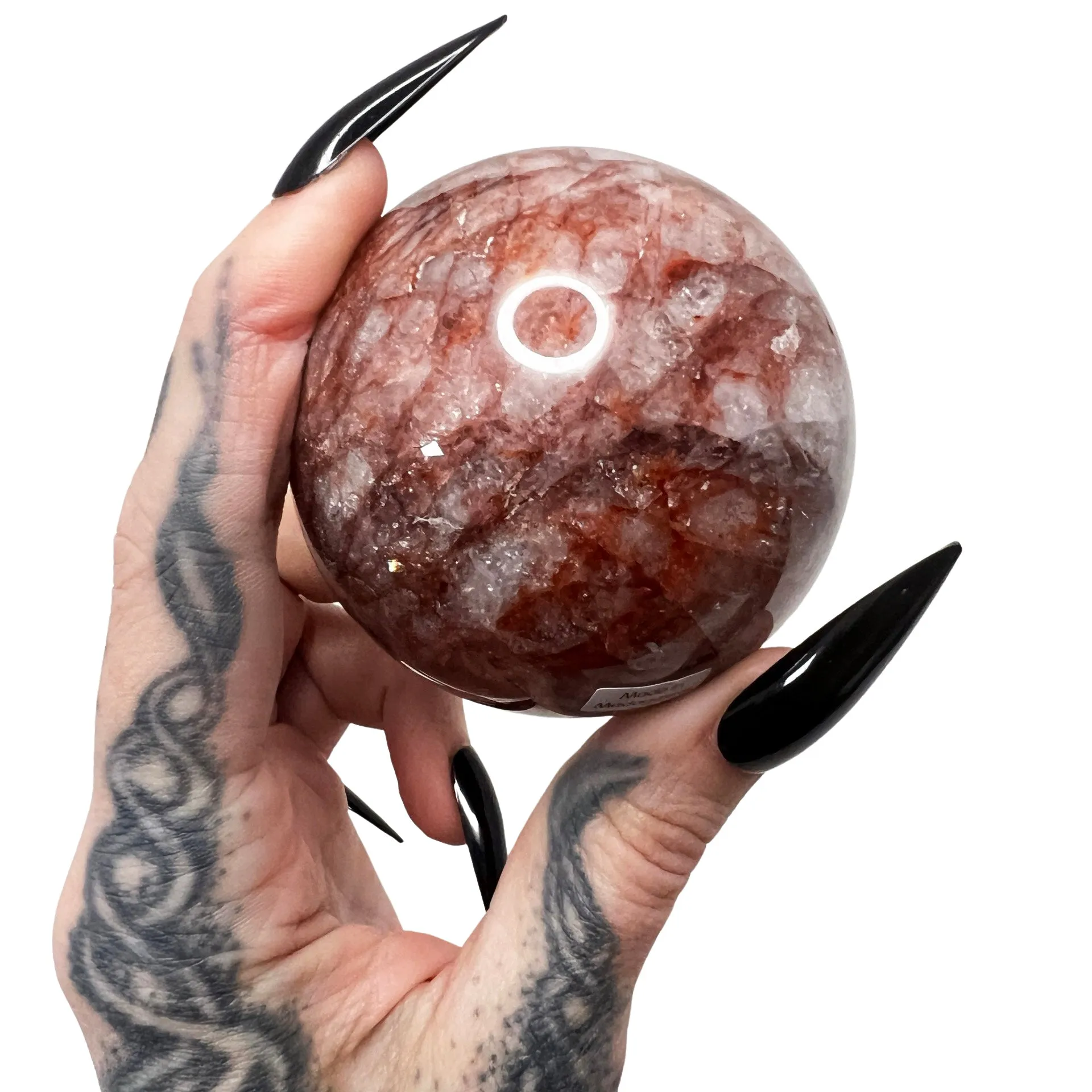 Fire Quartz Sphere 1 *heated*