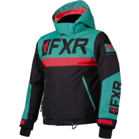 FXR Helium Kids Jacket Black/Mint/Coral