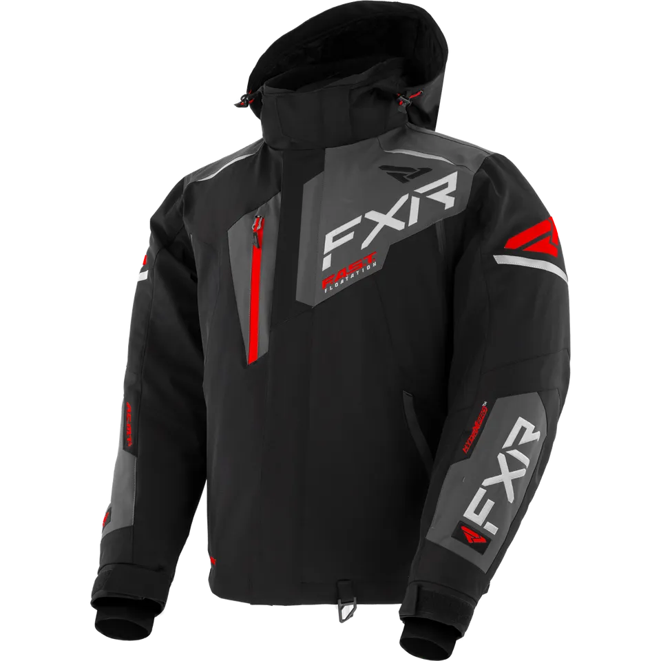 FXR Men's Renegade FX Jacket Black/Char/Red