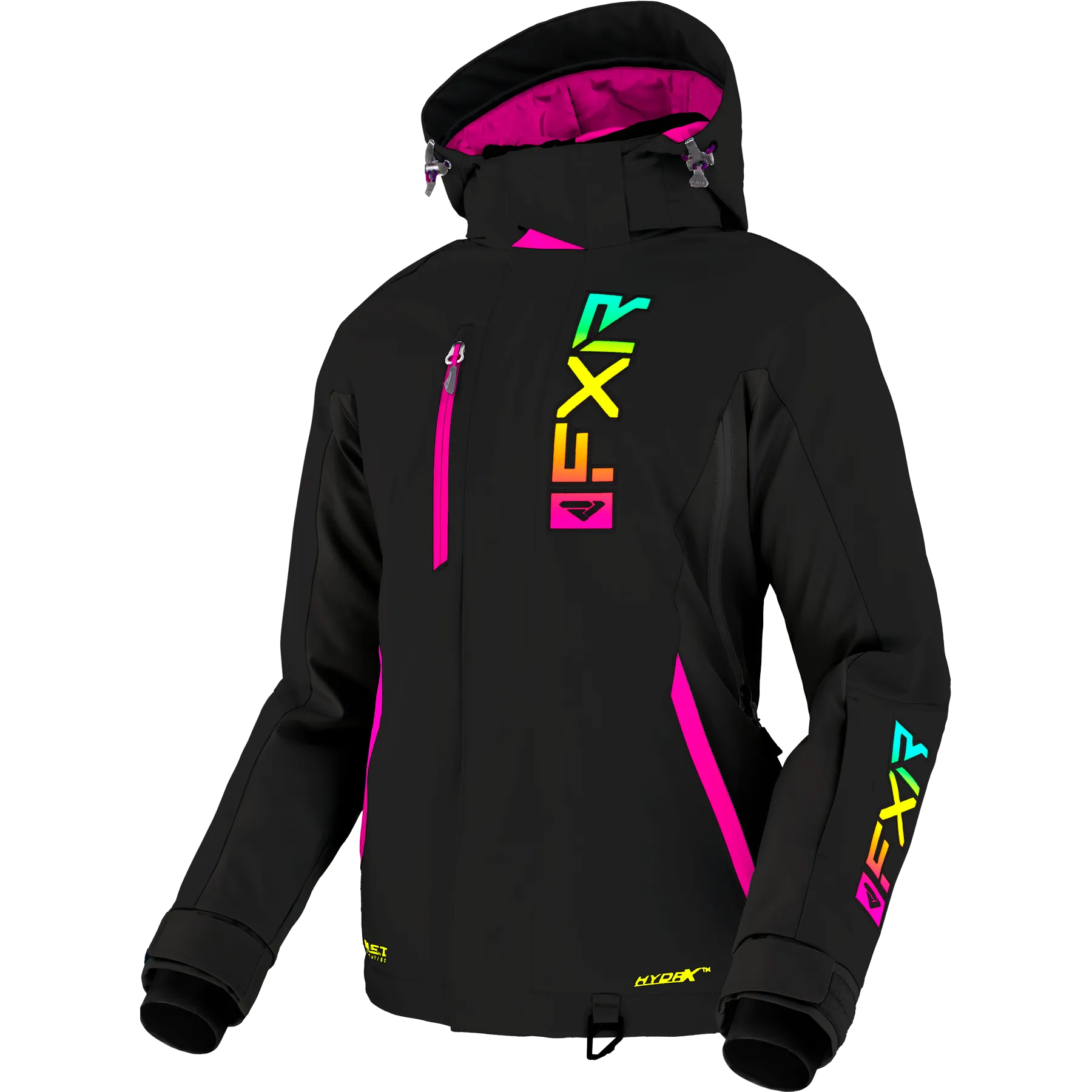 FXR Women's Evo FX Jacket Black/Sherbert