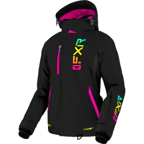 FXR Women's Evo FX Jacket Black/Sherbert