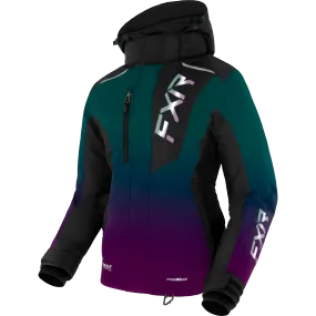 FXR Women's Pulse Jacket Ocean/Plum Fade