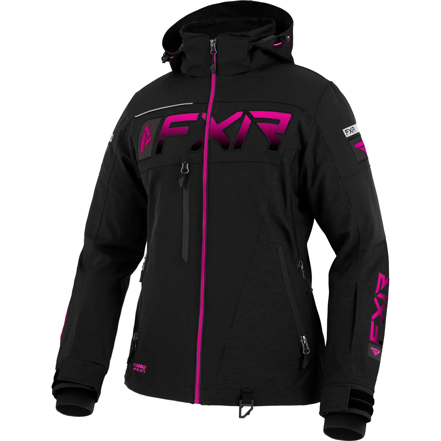 FXR Women's Ranger Jacket Black/Fuchsia Fade