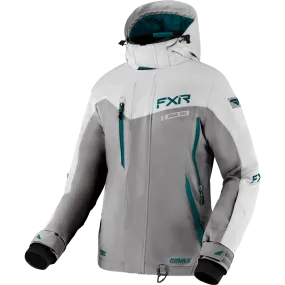 FXR Women's Renegade FX Jacket Grey/Lt Grey/Ocean