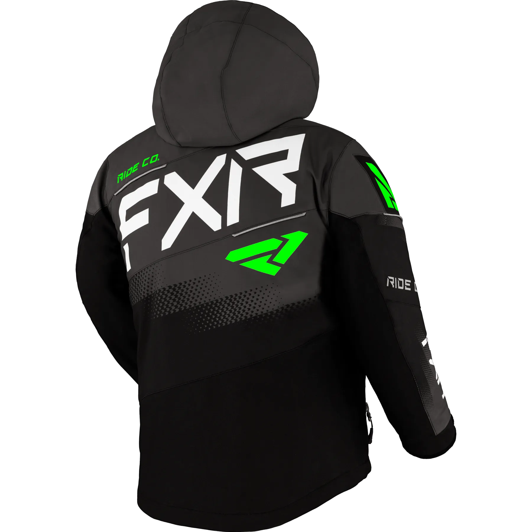 FXR Youth Boost Jacket Black/Char/Lime