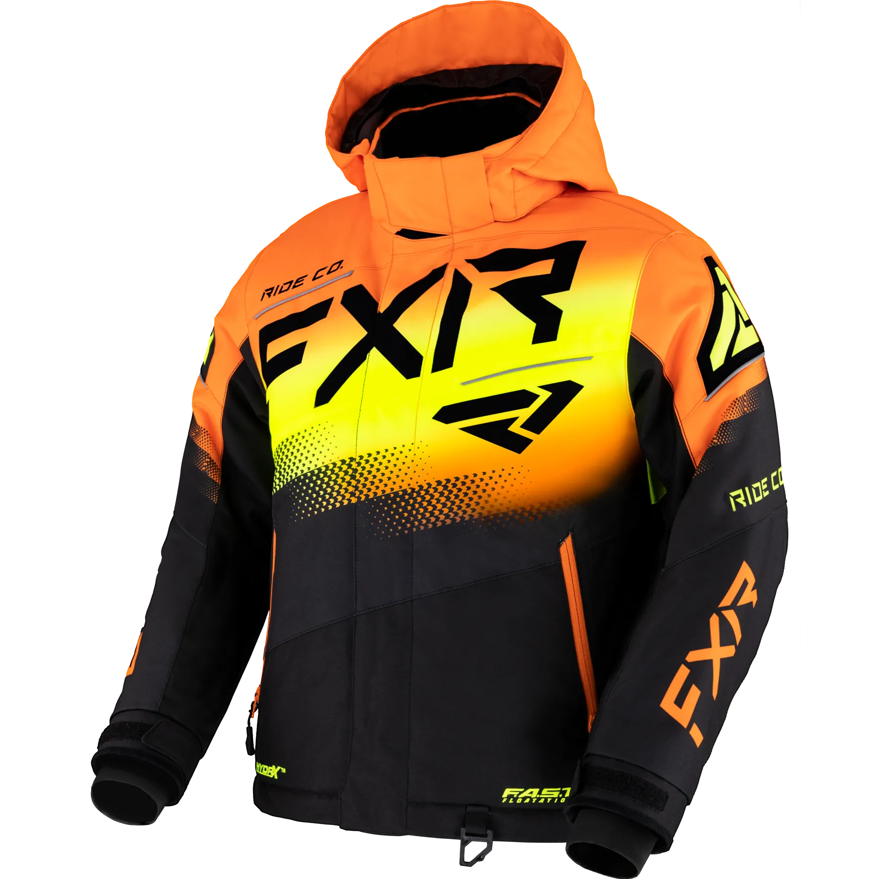 FXR Youth Boost Jacket Black/Orange/Hi-Vis