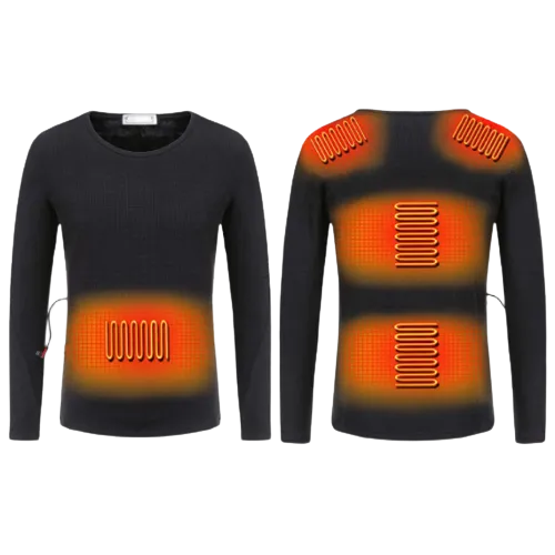 Heated Long Sleeve Shirt with 5v Battery