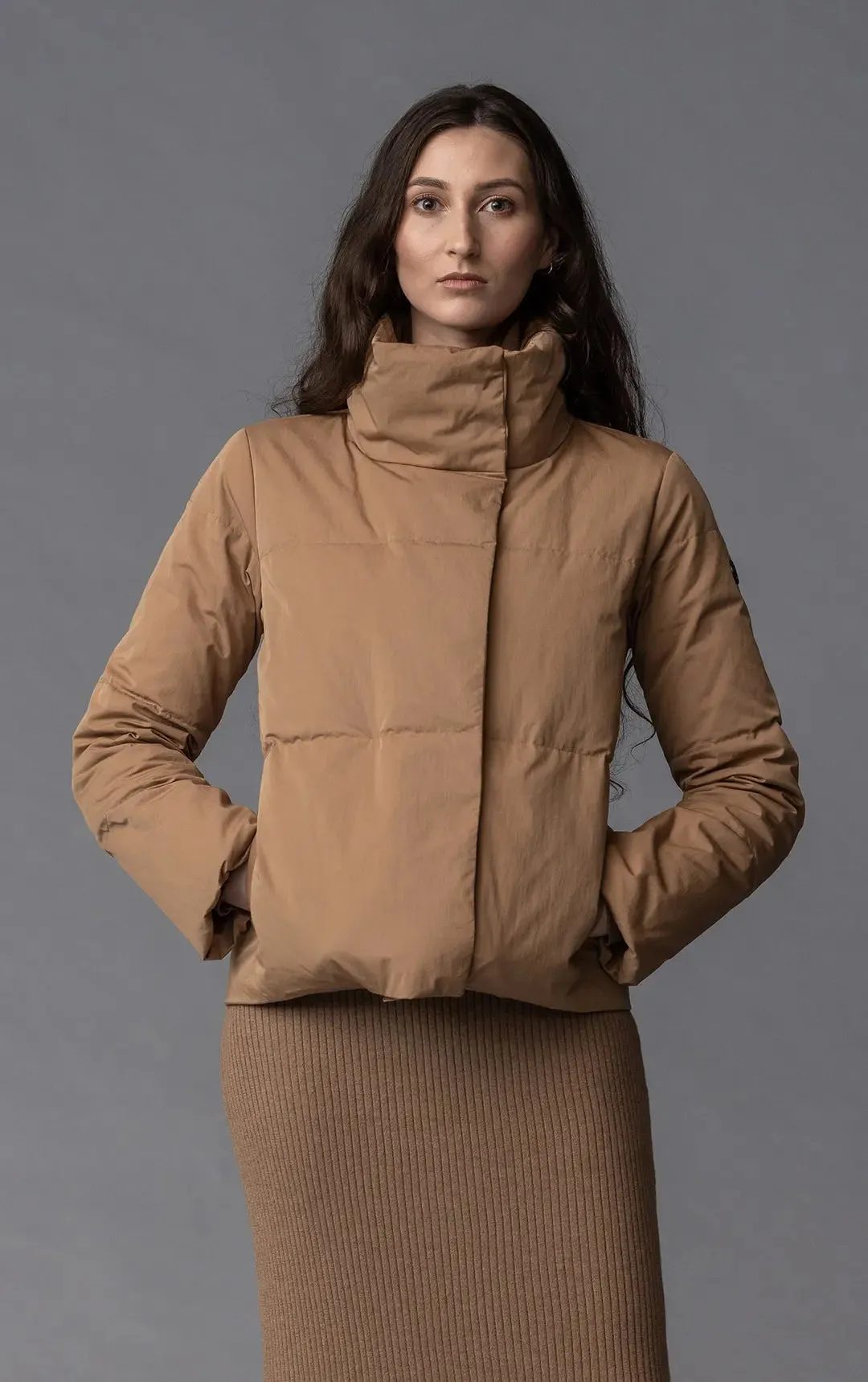 HIGH COLLAR DOWN JACKET