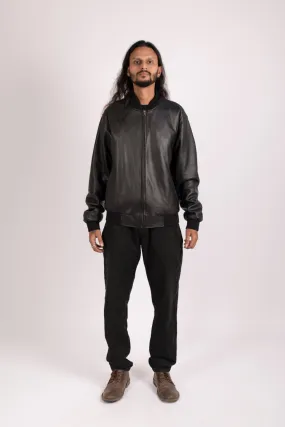 Hoenir Leather Bomber