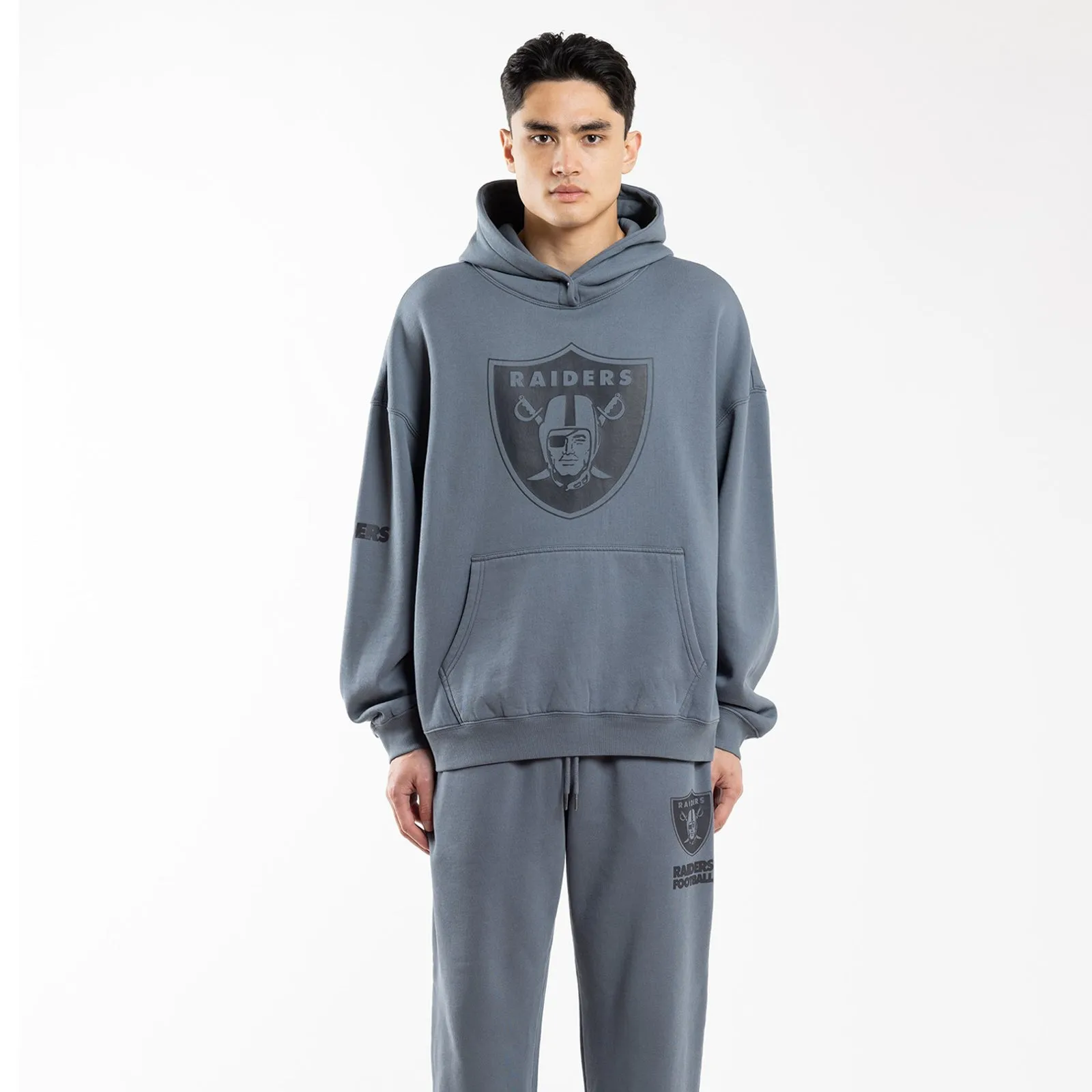 Las Vegas Raiders Tonals Stark Hoodie NFL by Majestic