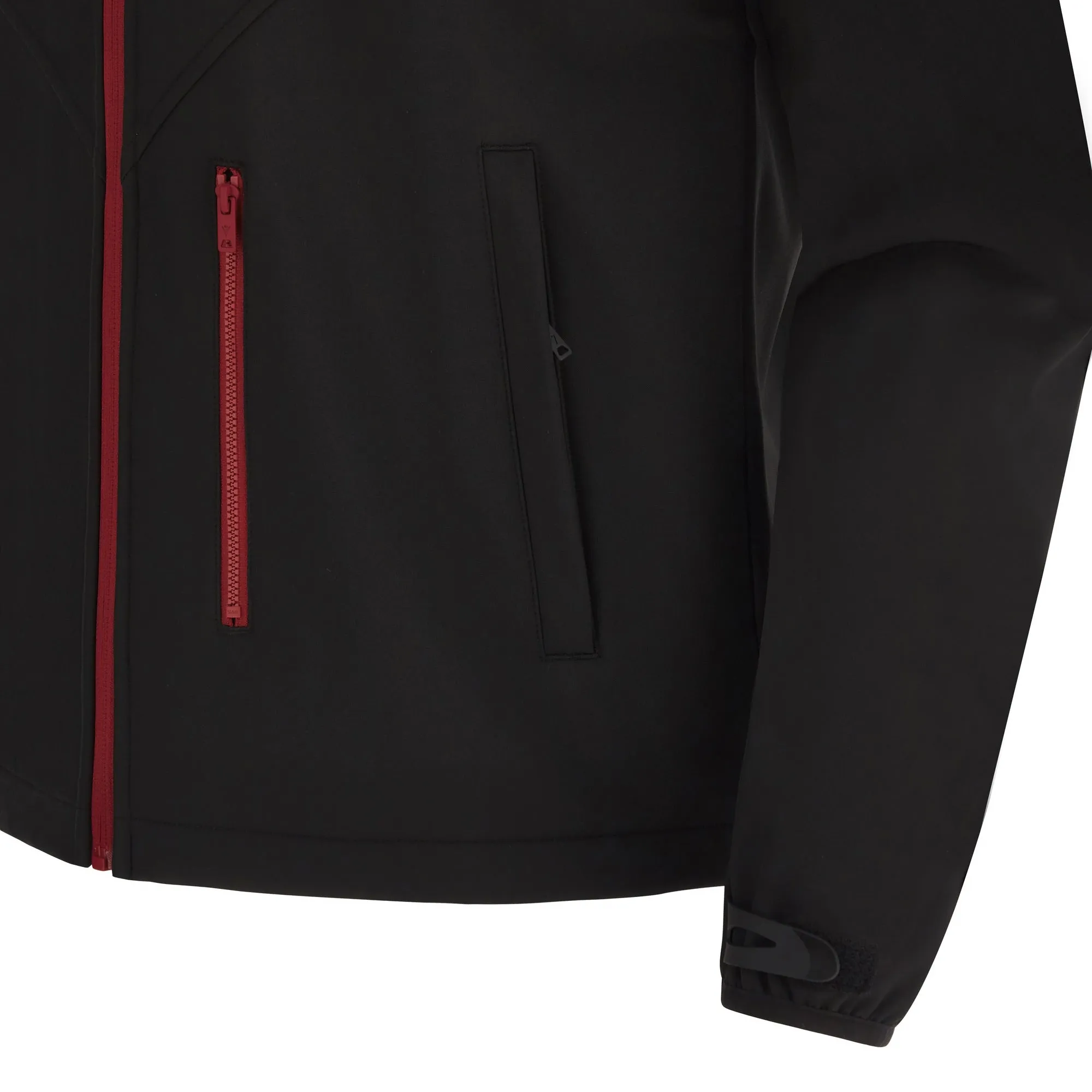 Macron Men's Wales Rugby Softshell Jacket 23/24 - Black