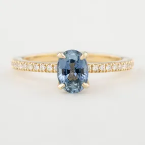 Maria Ring - 1.17ct Light Blue Montana Sapphire (One of a kind)