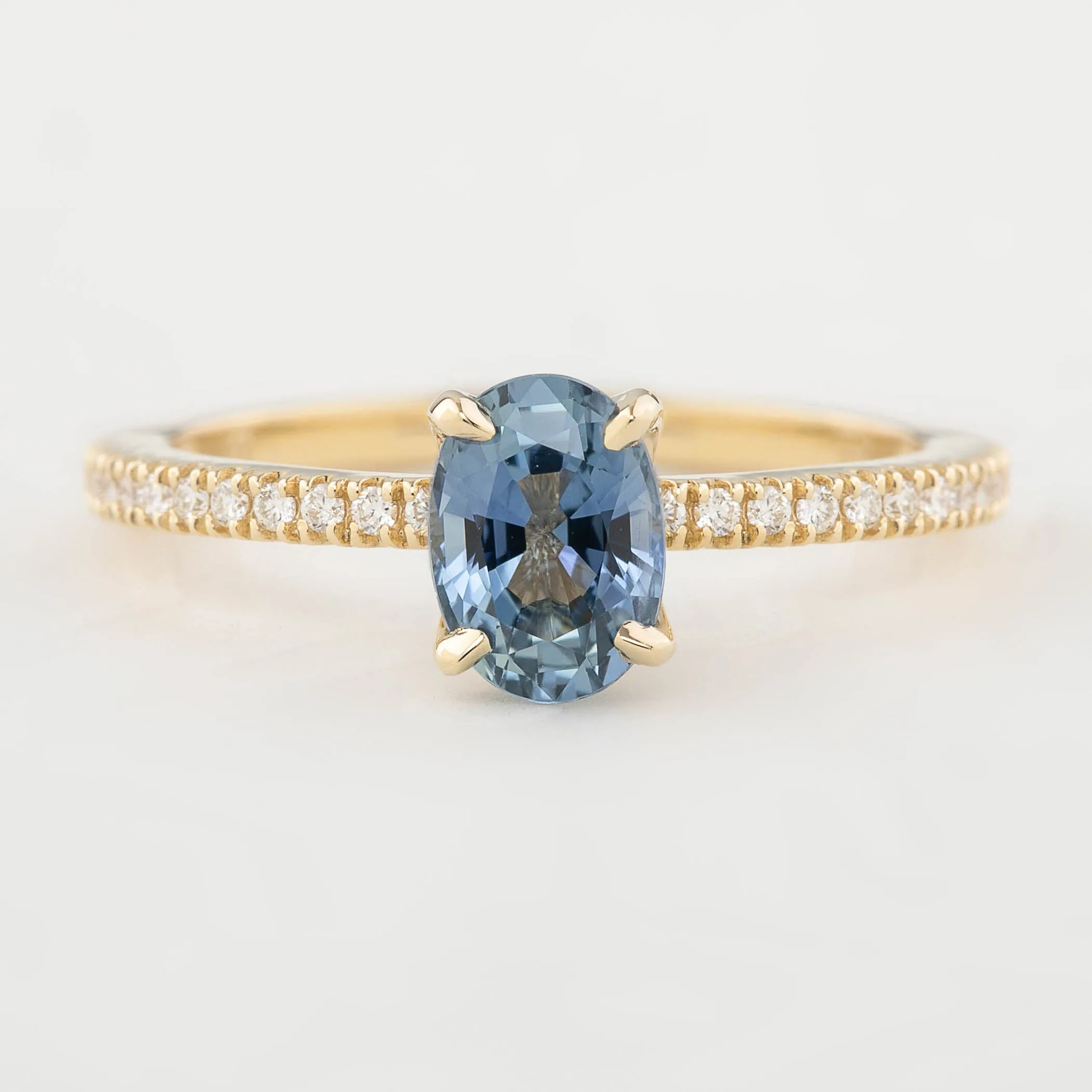 Maria Ring - 1.17ct Light Blue Montana Sapphire (One of a kind)