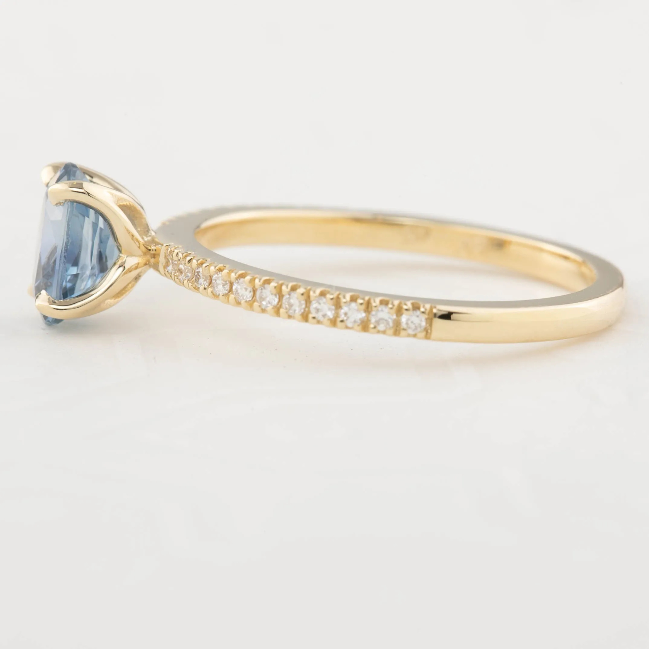 Maria Ring - 1.17ct Light Blue Montana Sapphire (One of a kind)