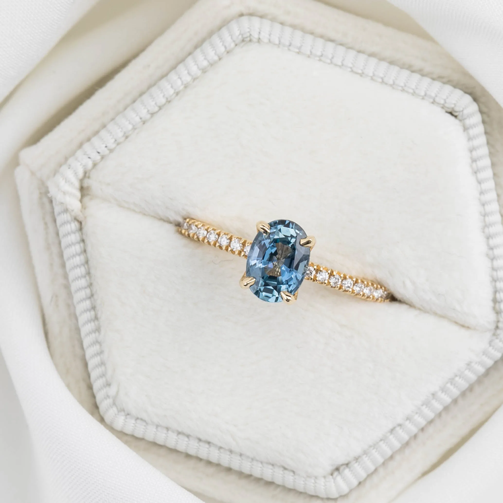 Maria Ring - 1.17ct Light Blue Montana Sapphire (One of a kind)