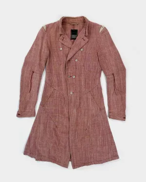 Marithé Francois Girbaud Hemp Long Jacket 1990's