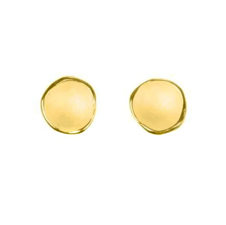 Medium 18k Gold Vermeil Single Pod Earrings by Sarah Richardson