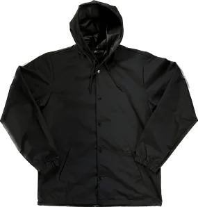 Menu Waterproof Hooded Jacket - Black/Black